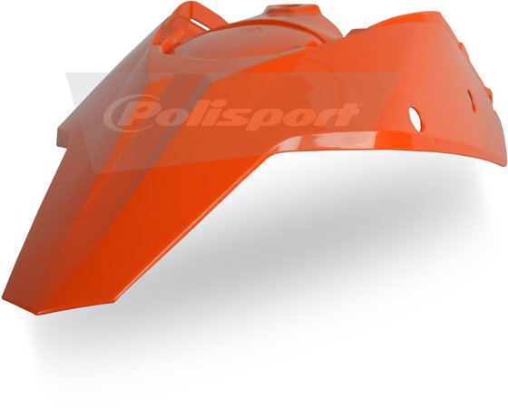 8567900008 POLISPORT rear orange fender with side panels