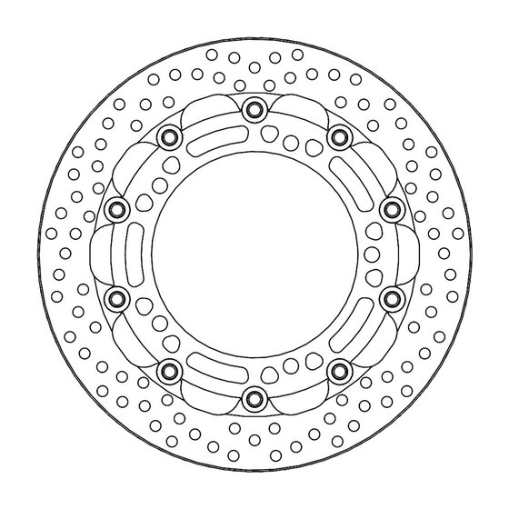 112284 MOTO-MASTER halo racing brake disc