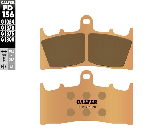 FD156G1370 GALFER street sinter brake pad