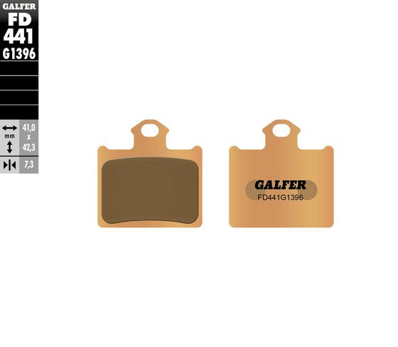 FD441G1396 GALFER sintered metal brake pad