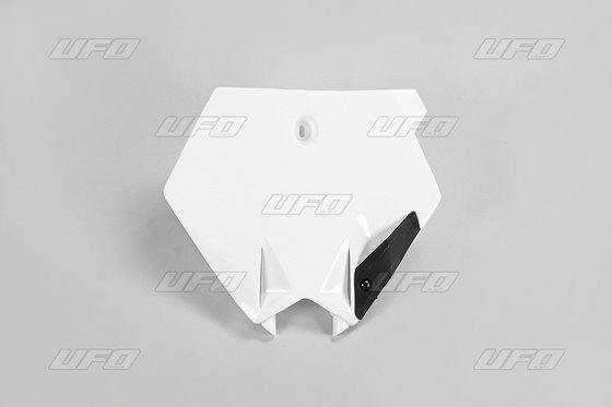 KT03078#047 UFO front number plate for ktm 85sx in white