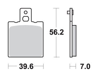 519HF SBS brakepads ceramic