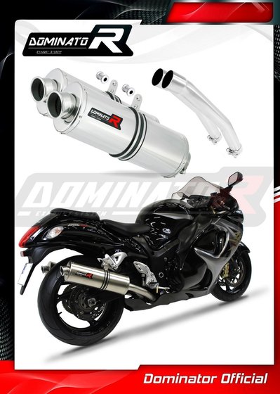 SU027DA-S Dominator exhaust silencer oval