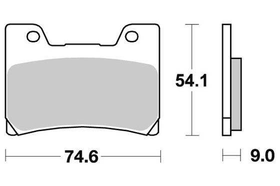 645HF SBS brakepads ceramic