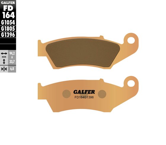 FD164G1396 GALFER street sinter brake pad