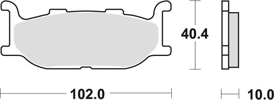 MCB640SV TRW sintered metal brake pad