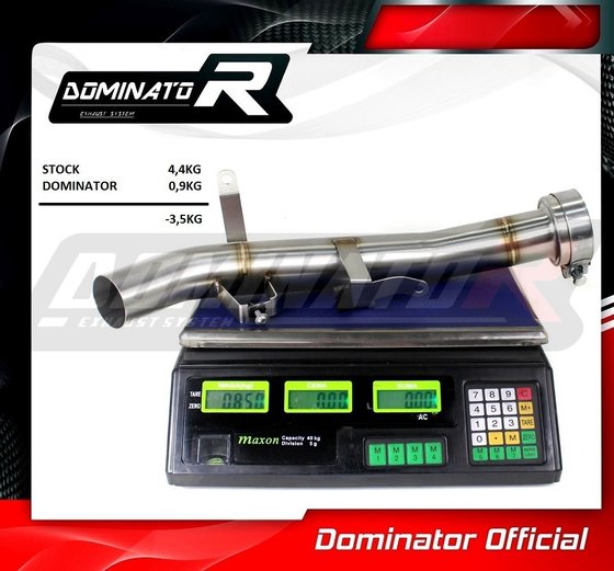 KA055D Dominator exhaust cat eliminator decat