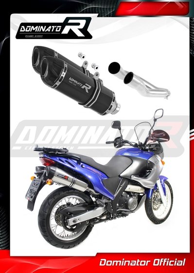 AP021DFBL-S Dominator exhaust silencer muffler hp1 black