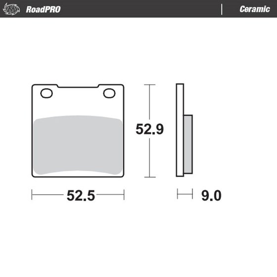 401904 MOTO-MASTER ceramic brake pad