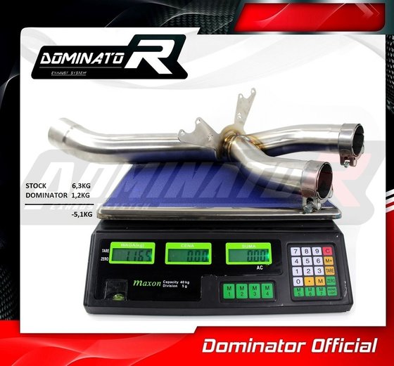 BW084D Dominator exhaust cat eliminator decat