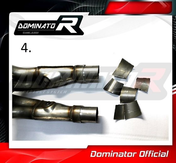 BW084D Dominator exhaust cat eliminator decat