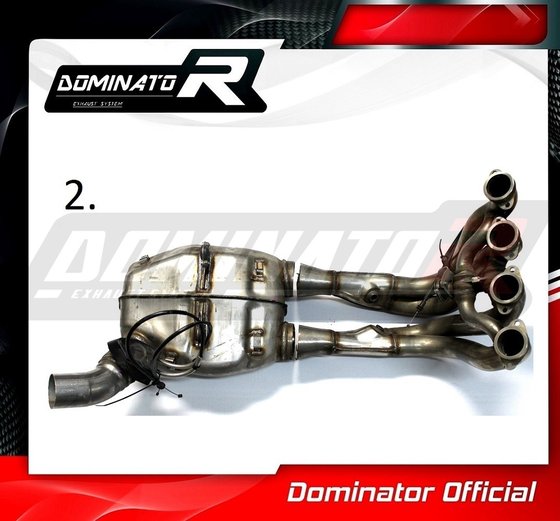 BW084D Dominator exhaust cat eliminator decat