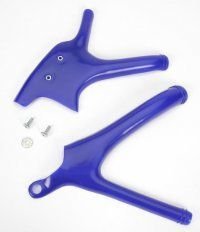 YA02859#089 UFO frame guards for yamaha yz 125 (1993-2001) in blue