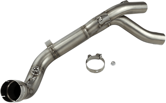 L-Y10SO8 AKRAPOVIC stainless steel link pipe for yamaha yzf-r1 2007-2008