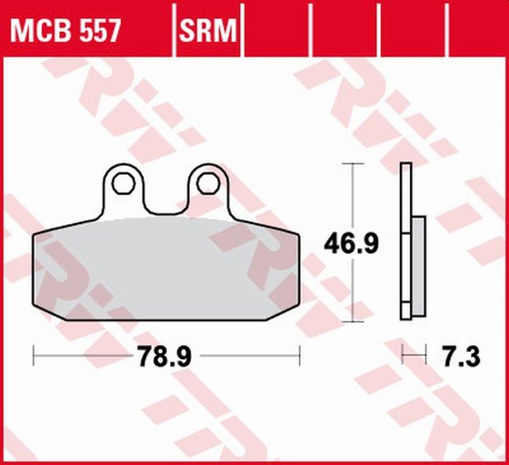 MCB557SRM TRW sintered metal brake pads