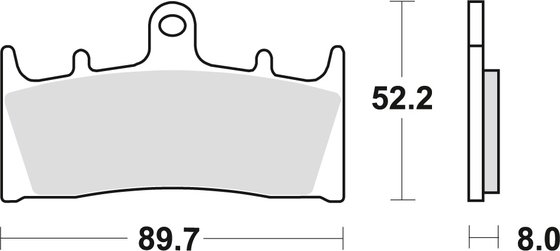 MCB659SV TRW sintered metal brake pad