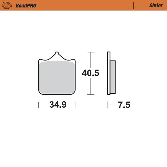 405501 MOTO-MASTER sintered front brake pad