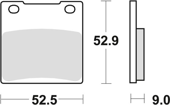 MCB531SH TRW sintered metal brake pad