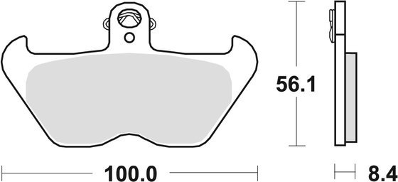 MCB680SV TRW sintered metal brake pads