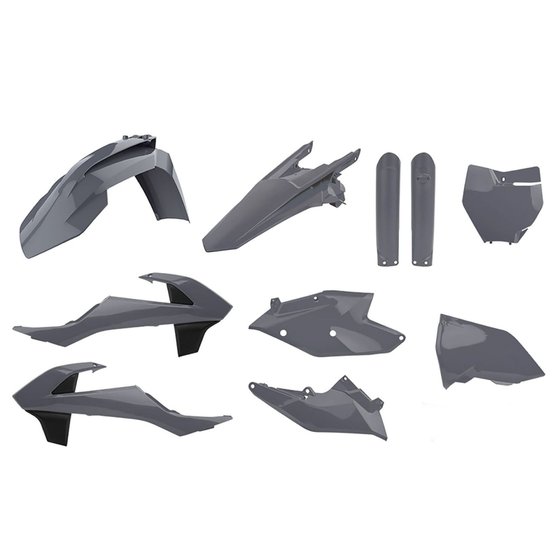 90825 POLISPORT grey body kit for sx/sxf 16-18