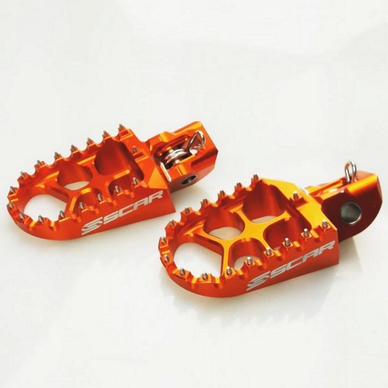 S5511OR SCAR evolution footpegs orange