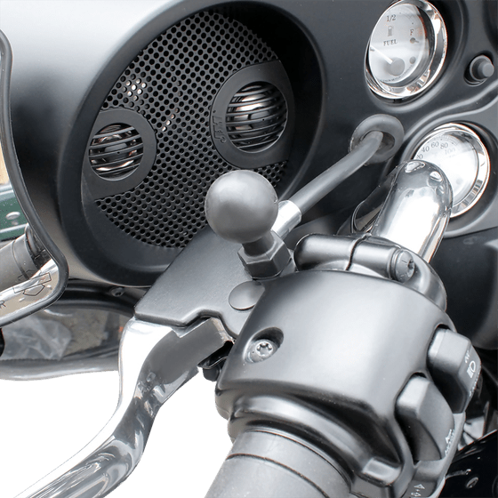 RAP-B-379-HA1U RAM MOUNTS ram mount mirror post base for harley davidson with 1" ball