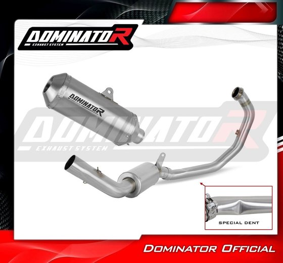 KT075DEXFSA Dominator full exhaust system ex silencer ov g2 + db killer