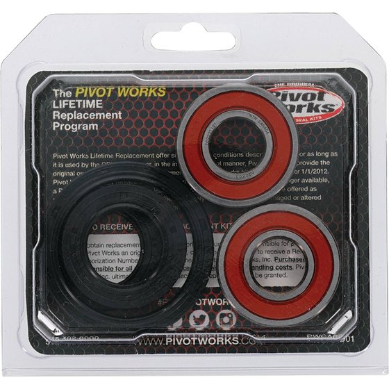 25-1222 All Balls wheel bearing kit front