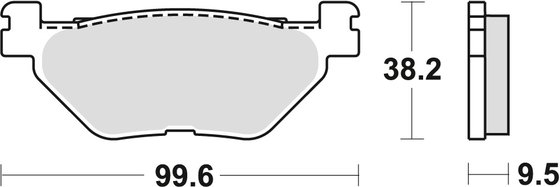 MCB731 TRW allround organic brake pad