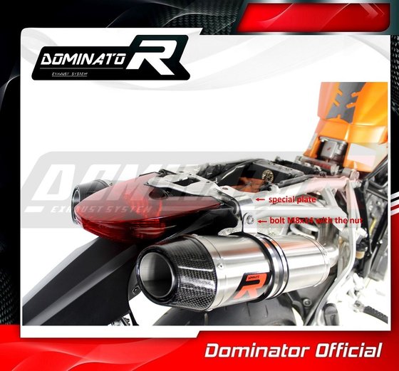 KT010DF-S Dominator exhaust silencer hp3