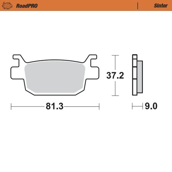 401203 MOTO-MASTER scooter brake pad