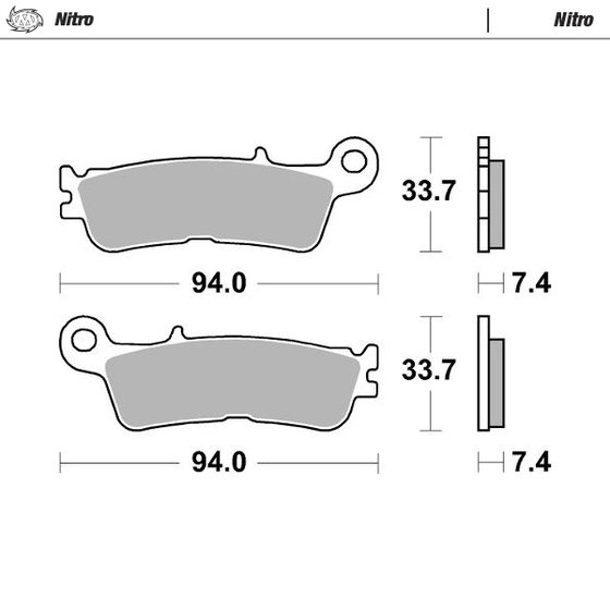 M099821 MOTO-MASTER sintered metal brake pads