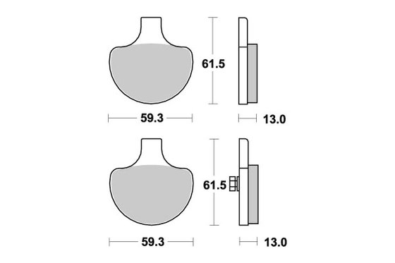 579H.HF SBS brake pads