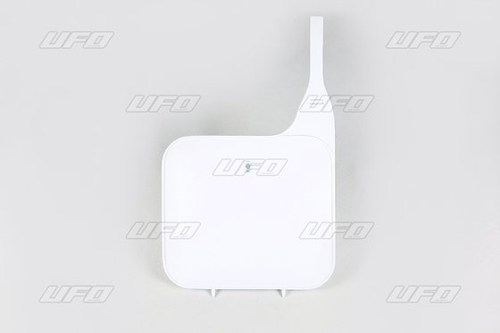 HO02607#041 UFO front number plate white for honda cr125/250/500