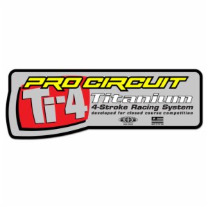 DCTI4S PRO CIRCUIT silencer sticker ti-4 & decal logo sticker ti-4