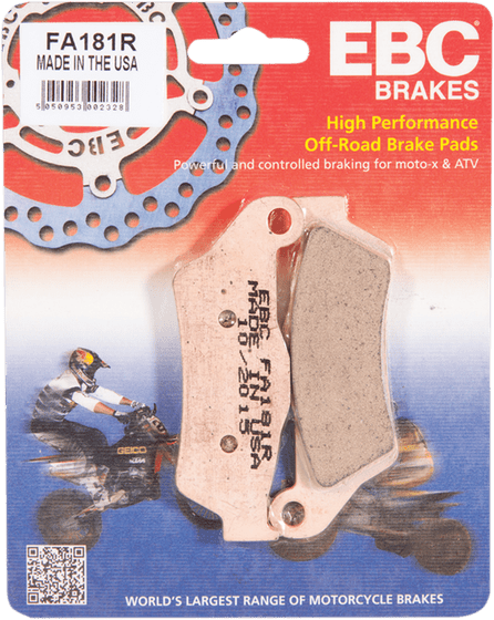 FA181R EBC r series heavy duty sintered brake pads