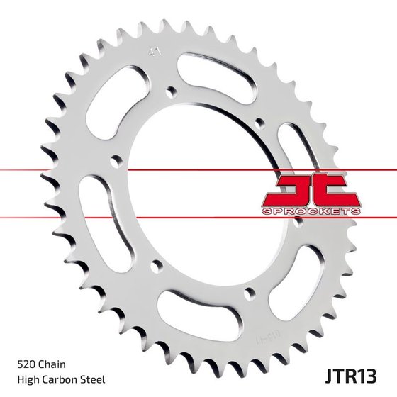 JTR1304.44ZBK JT Sprockets rear replacement sprocket - 44 teeth, 525 pitch, black