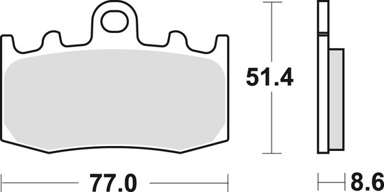 MCB748 TRW allround organic standard brake pad