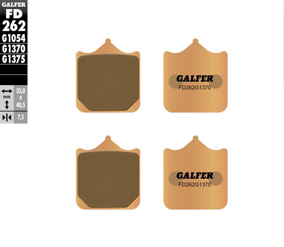 FD262G1370 GALFER street sinter brake pads for front ducati/ktm/tri