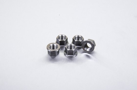 TI5SPN12C PRO BOLT titanium sprocket nut 12x1.50 5-pack