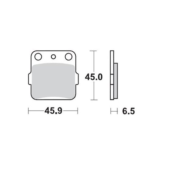 091011 MOTO-MASTER sintered metal racing brake pads