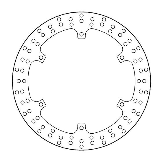 110565 MOTO-MASTER halo front brake disc/rotor