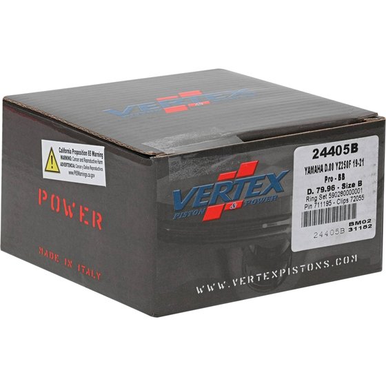 24405 Vertex forged big bore piston kit