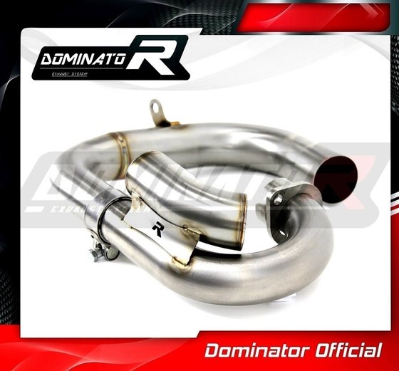 YA057DH Dominator exhaust header pipe with powerbomb