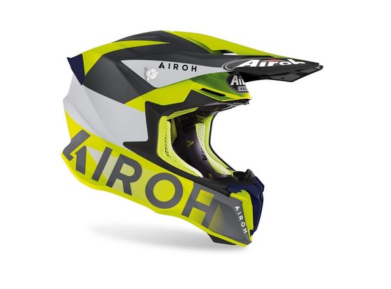 57-2208 AIROH helmet twist 2.0 lift yellow matt