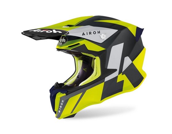 57-2208 AIROH helmet twist 2.0 lift yellow matt