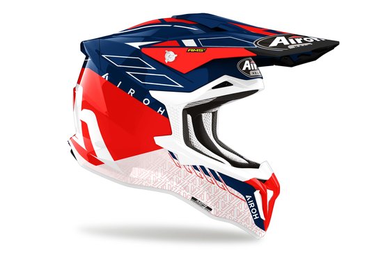 57-230135 AIROH helmet strycker skin red matt