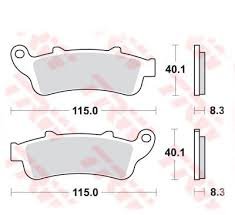 MCB704 TRW allround organic standard brake pad