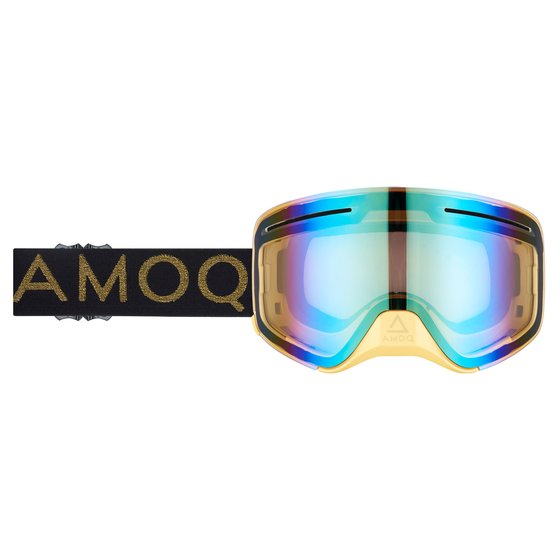 645-23130304 AMOQ amoq vision vent+ magnetic goggles classy - gold mirror