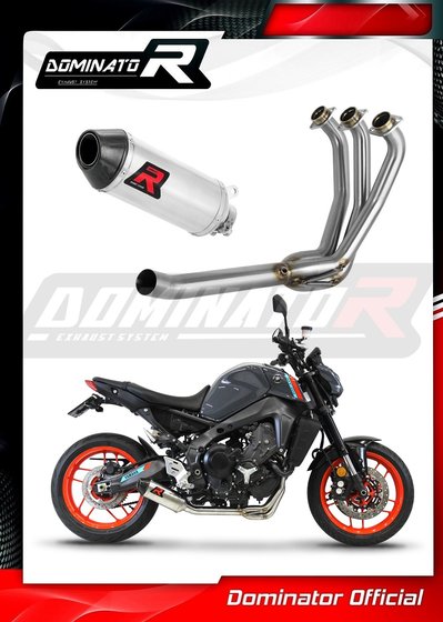 YA129DF Dominator full exhaust system hp3 low level + db killer